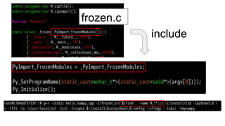 frozen.c
include
 