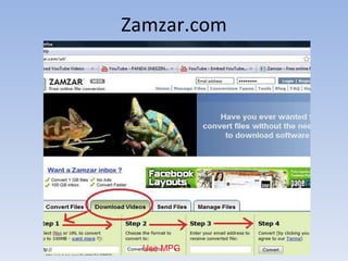 Zamzar.com Use MPG 