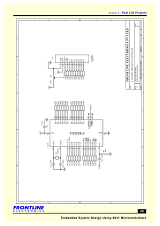 Chapter 4 -   Real Life Projects




                                                       48

Embedded System Design Using 8031 Microcontrollers
 
