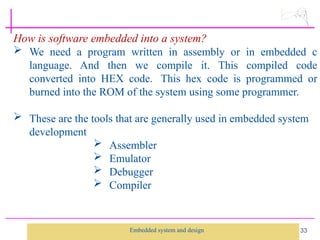 Comprehensive Introduction to Embedded Systems: Design, Components, and ...