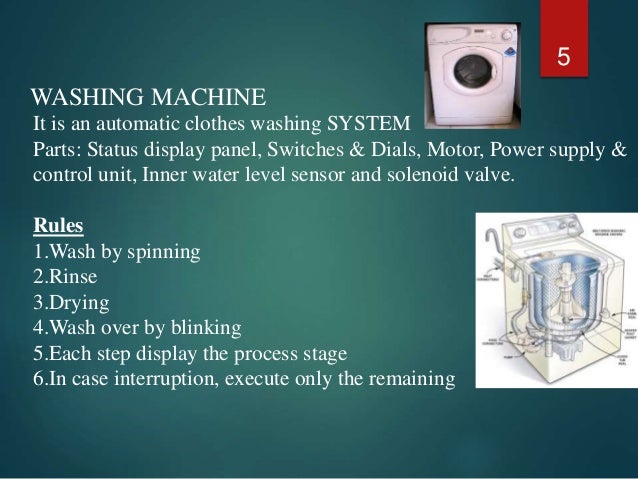 Washing machine embedded system block diagram picture