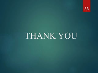 THANK YOU
33
 
