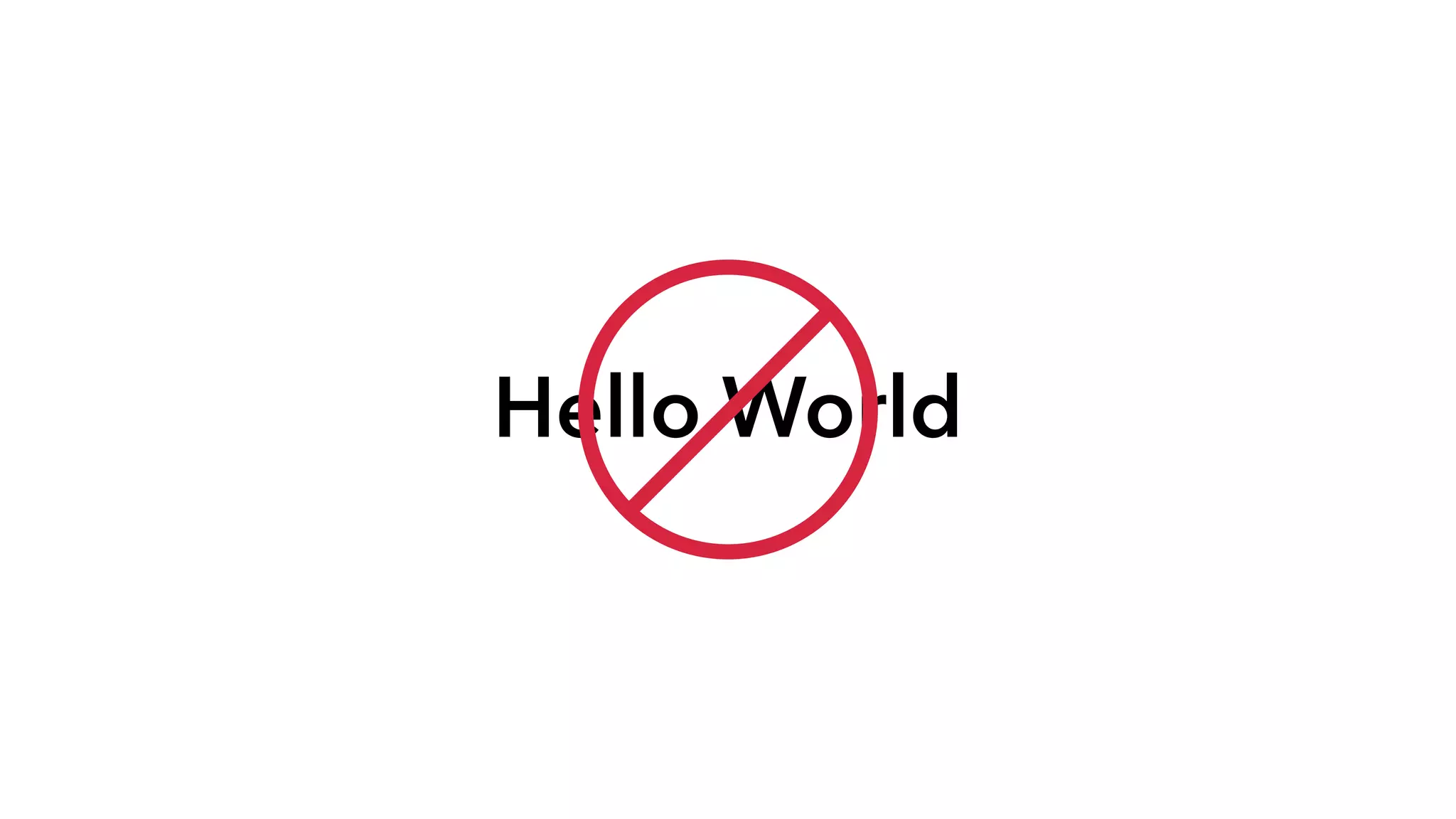 Hello World 
