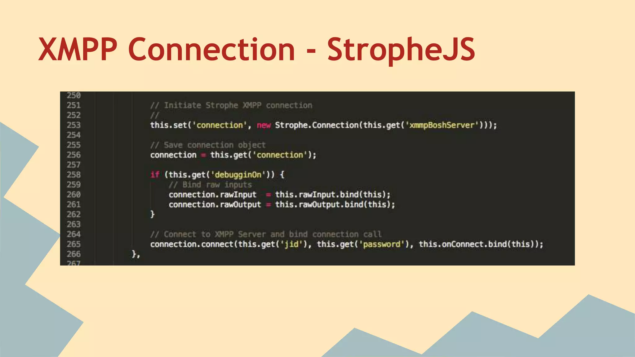 XMPP Connection - StropheJS
 