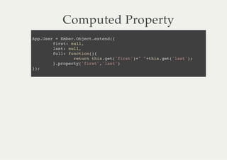 Computed Property
ApUe =EbrOjc.xed{
p.sr   me.betetn(
    frt nl,
     is: ul
    ls:nl,
     at ul
    fl:fnto({
     ul ucin)
         rtr ti.e(frt)""ti.e(ls';
          eun hsgt'is'+ +hsgt'at)
    }poet(frt,ls'
     .rpry'is''at)
};
)
 