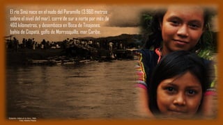 El río Sinú nace en el nudo del Paramillo (3.960 metros
sobre el nivel del mar), corre de sur a norte por más de
460 kilómetros, y desemboca en Boca de Tinajones,
bahía de Cispatá, golfo de Morrosquillo, mar Caribe.
Estación. Adiós al río Sinú. 1994
Foto: Alberto Piedra
 