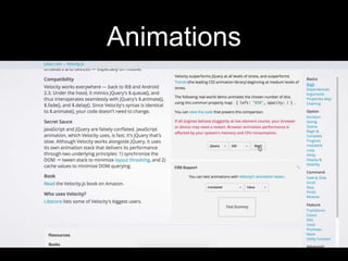 Animations
 