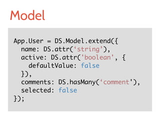 Ember Data Framework | PDF
