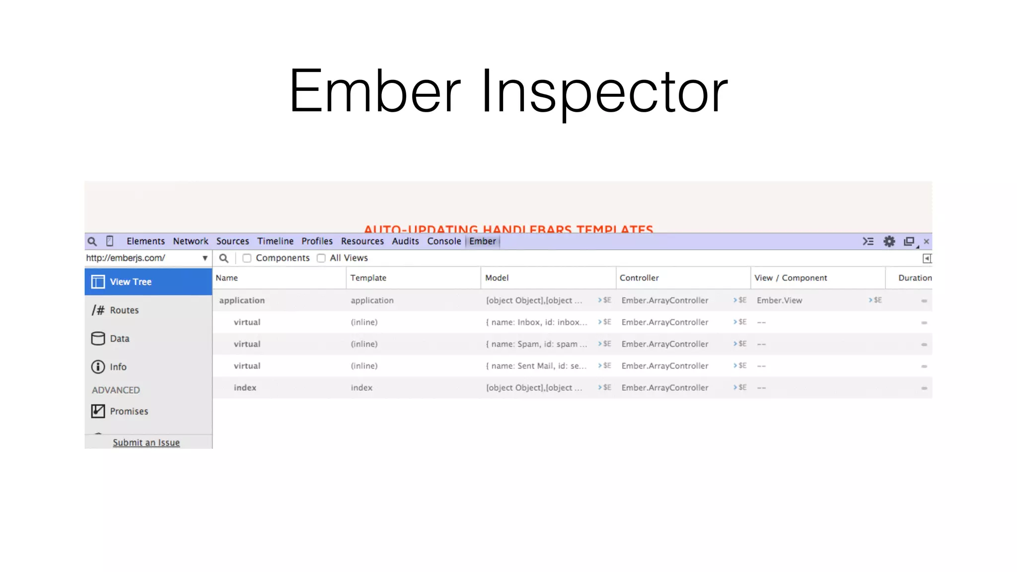 Ember Inspector 
 