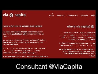 Consultant @ViaCapita
 