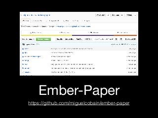 Ember-Paper
https://github.com/miguelcobain/ember-paper
 