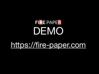DEMO 

https://ﬁre-paper.com
 
