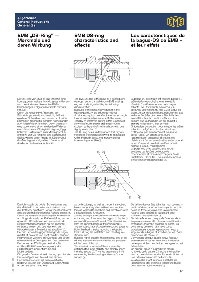 Emb fitting catalogue
