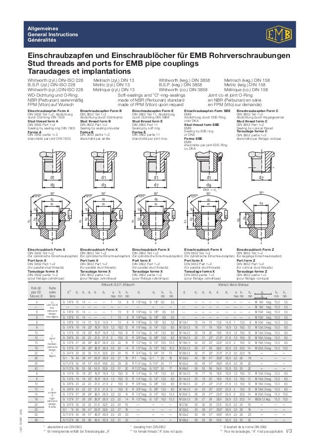 Emb fitting catalogue