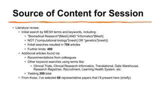 Clinical Research Informatics Year-in-Review 2021 | PPT