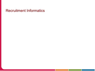 Recruitment Informatics
 