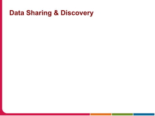 Data Sharing & Discovery
 