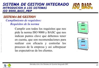 Induccion a los sistemas ISO 9001 | PPT