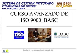 CURSO AVANZADO DE ISO 9000_BASC 