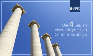 Die 4 Säulen
einer erfolgreichen
Content-Strategie
 