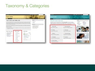 Taxonomy & Categories
 