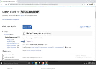 04.09.08 Sequence Searching Tools
 