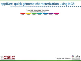 sppIDer: quick genome characterization using NGS
Langdon et al 2019 MBE
 