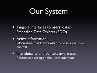 Embodied Data Objects | PPT