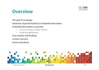 Embedded Narrative Example Embodied Narratives | PDF