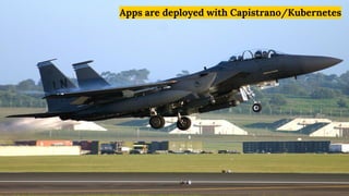 Apps are deployed with Capistrano/Kubernetes
 