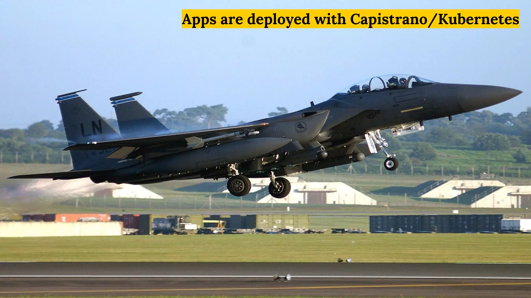 Apps are deployed with Capistrano/Kubernetes
 