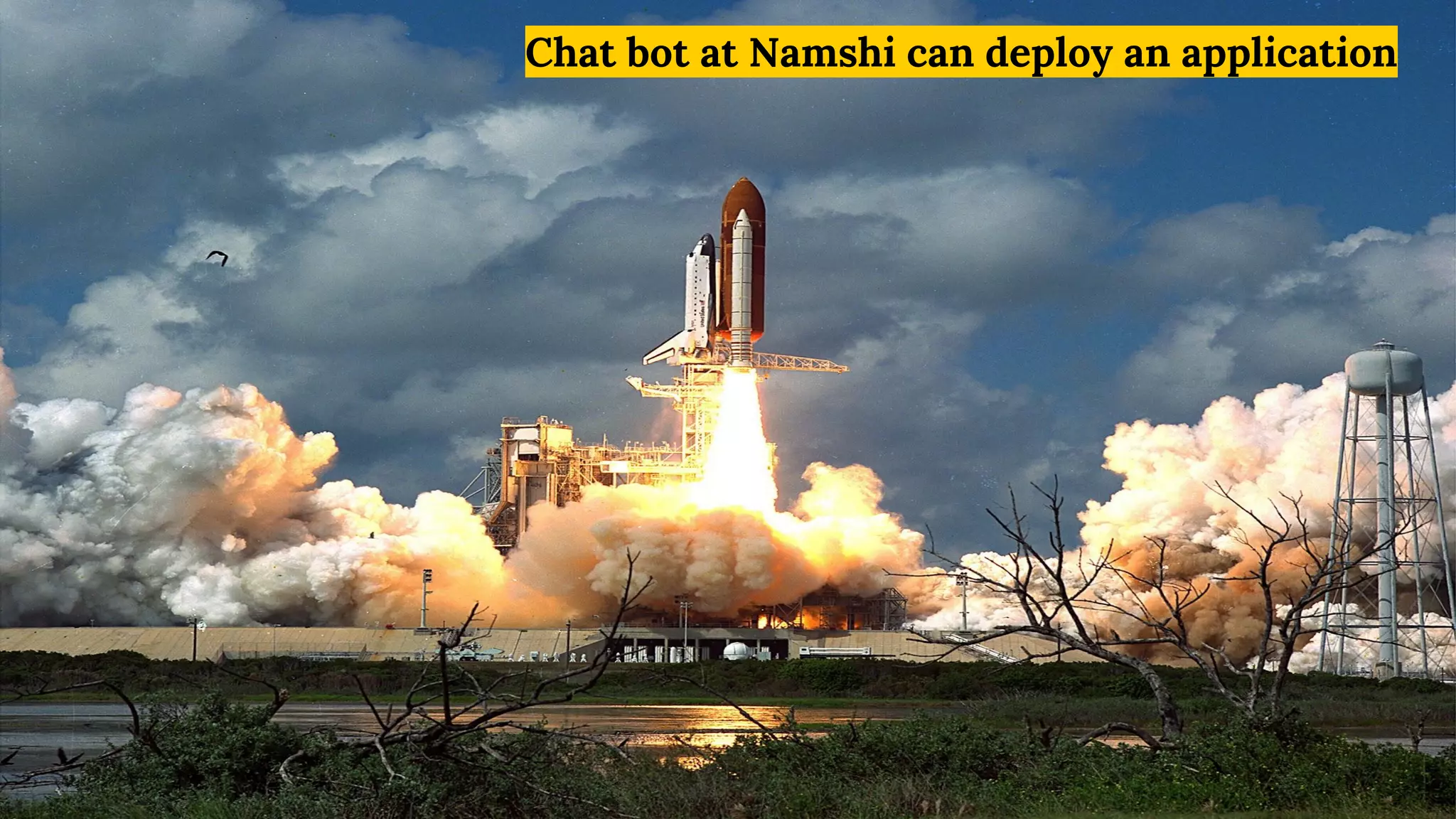 Chat bot at Namshi can deploy an application
 