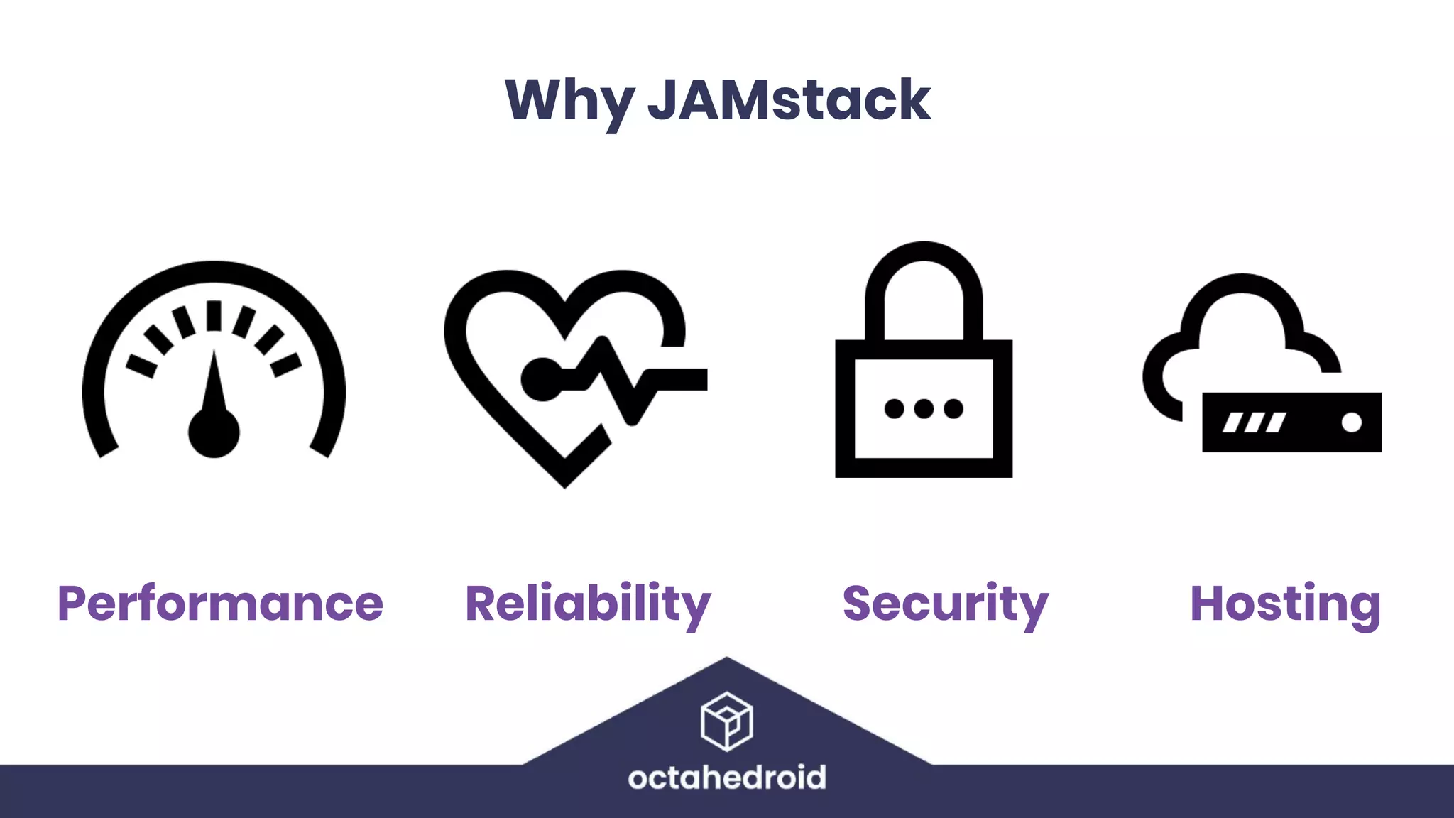 Performance Reliability Security Hosting
Why JAMstack
 