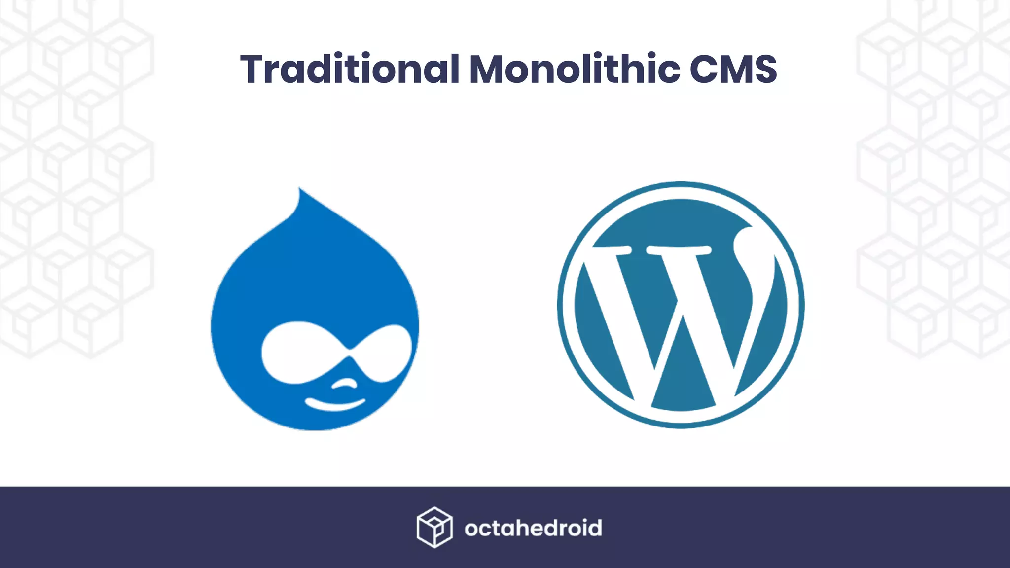 Traditional Monolithic CMS
 