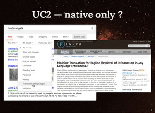 UC2 — native only ?
9
 