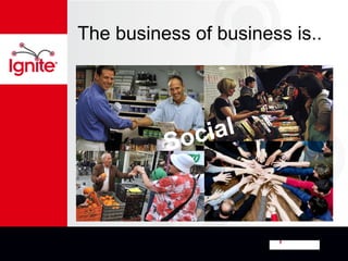 The business of business is..




          S oc ia l
 