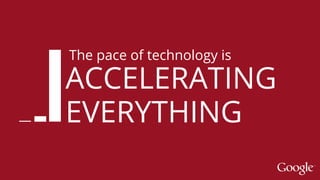 1818
ACCELERATING
EVERYTHING
The pace of technology is
 