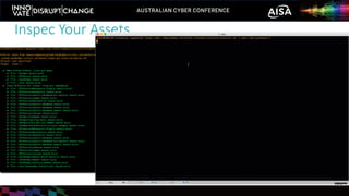 - Inspec
infrastructure
Inspec Your Assets
32
 