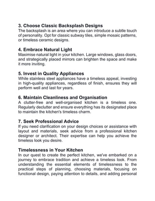 Embracing Tradition - Tips for Achieving a Timeless Kitchen Look.pdf