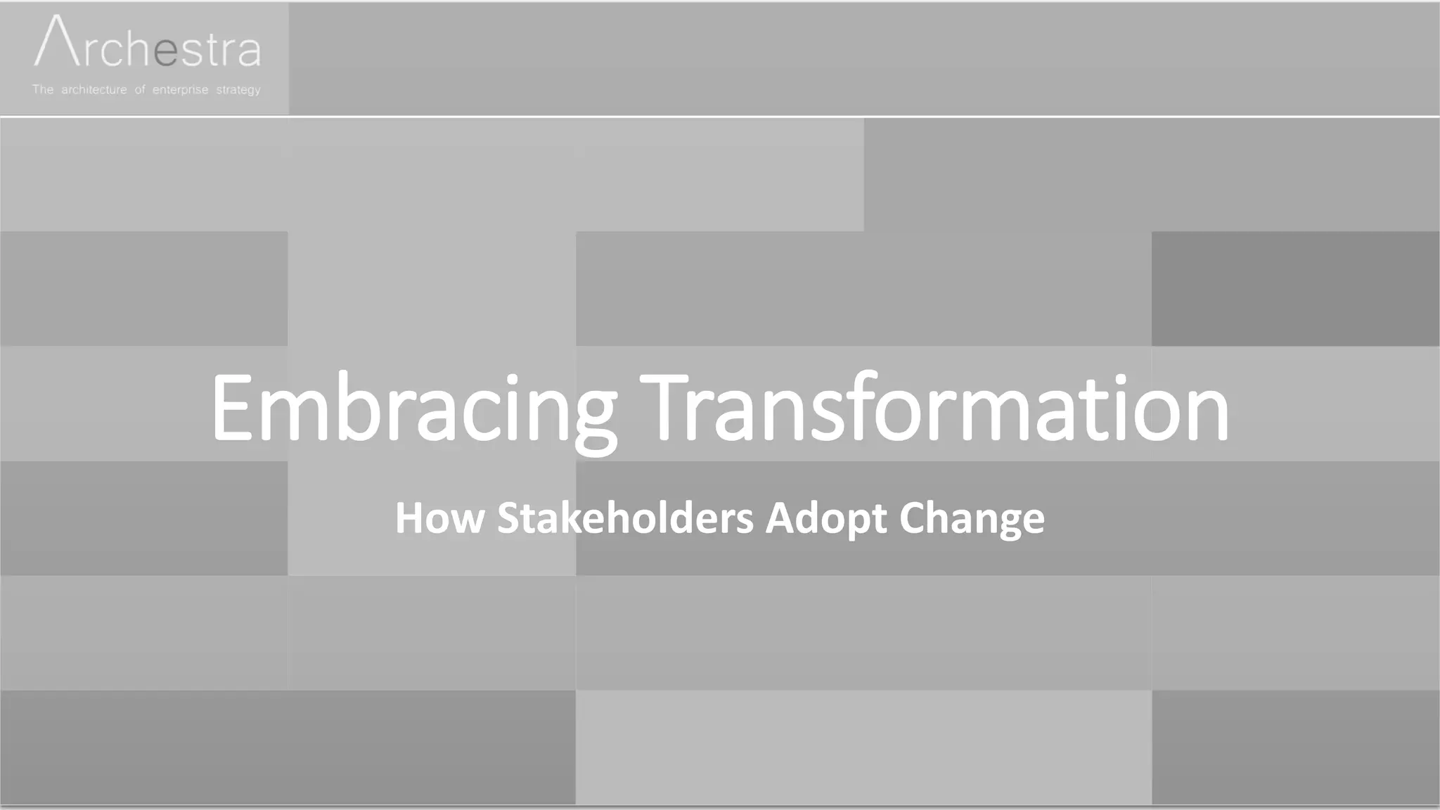 Embracing Transformation | PPT