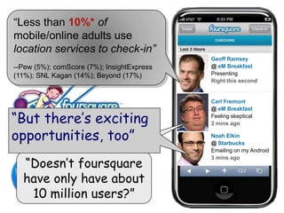 You are here.“Have you checked in?”