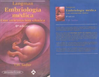 Embrilogía médica con orientación clínica