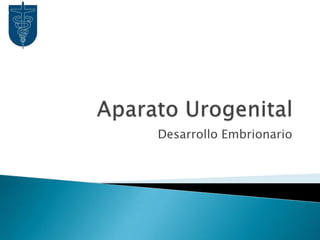 Aparato UrogenitalDesarrollo Embrionario