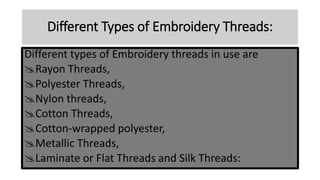 Embroidery | PPTX