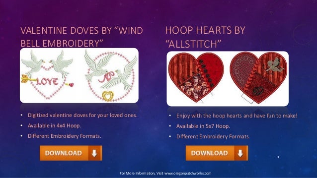 Valentines special embroidery with love Valentines special embroidery with love