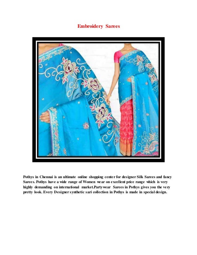 pothys party wear sarees