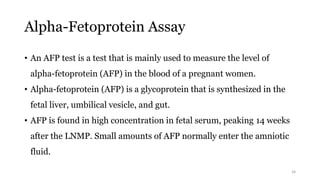 diagnosis and tests of embryo and fetus : prenatal diagnosis | PPTX
