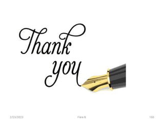 2/23/2023 100
Fikre B.
 