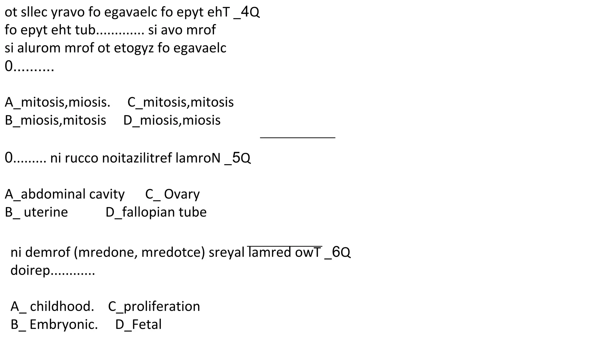 Embryology visual data 3