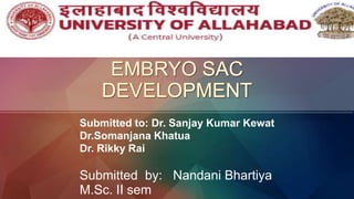 Submitted to: Dr. Sanjay Kumar Kewat
Dr.Somanjana Khatua
Dr. Rikky Rai
Submitted by: Nandani Bhartiya
M.Sc. II sem
 